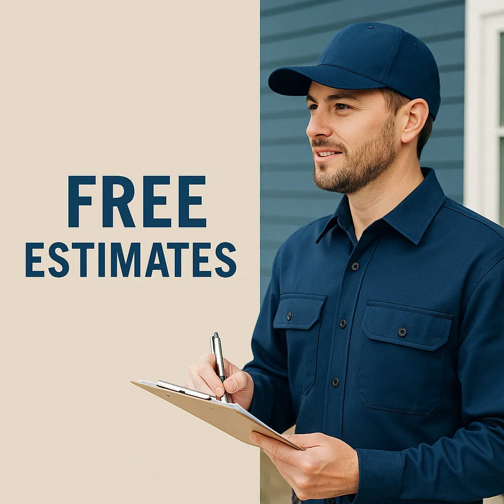 A friendly Bob's Septic Service technician smiling and ready to provide a free estimate.